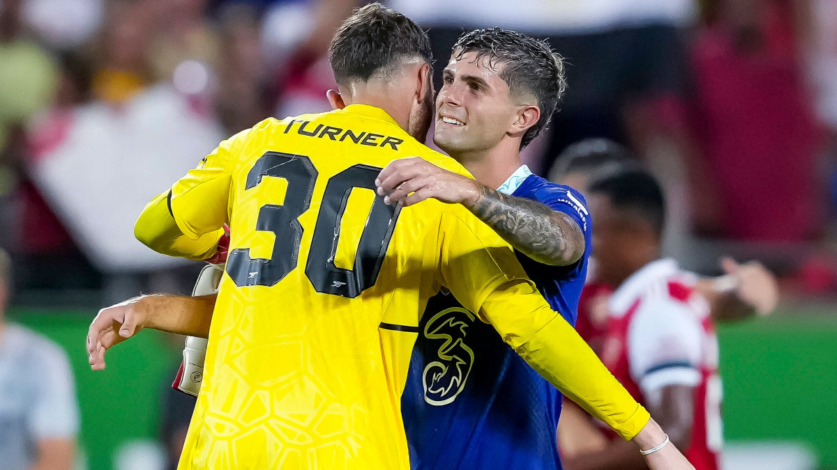 Christian Pulisic’s Chelsea and Matt Turner’s Arsenal met in the preseason in the U.S.